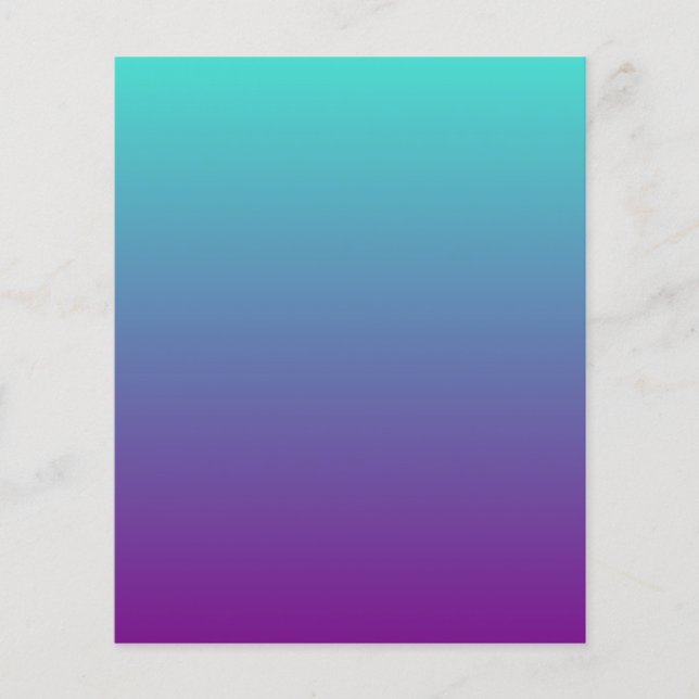 Papier Ombre violette turquoise (Devant)