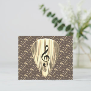 Papier Onglet de guitare de notes musicales personnalisée