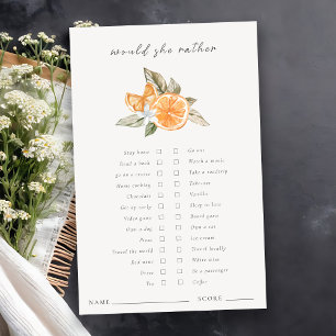 Papier Orange Boho Voudrait-Elle Plutôt Fête des mariées