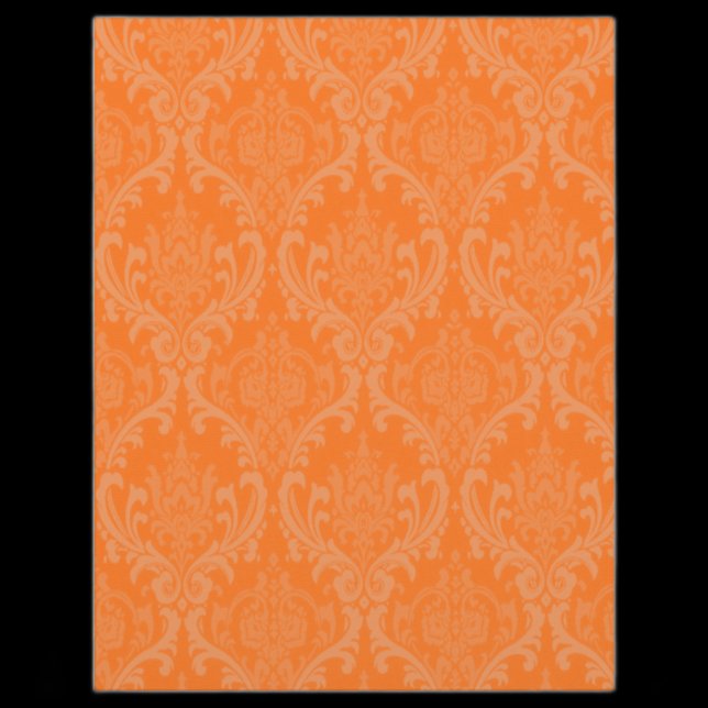 Papier Orange Damask (Créateur téléchargé)