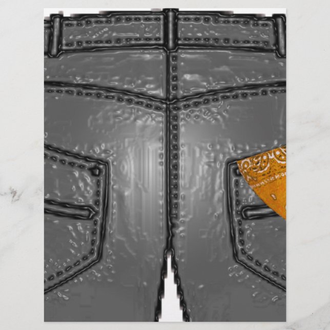 Papier Orange Droite Hanky (Devant)