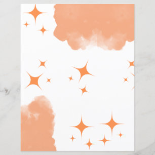 Papier Orange sonique fixe