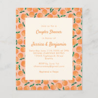 Oranges Budget Fruit Aquarelle Couples Douche