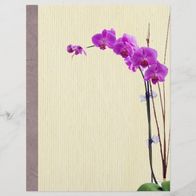 Papier Orchidée violette (Devant)