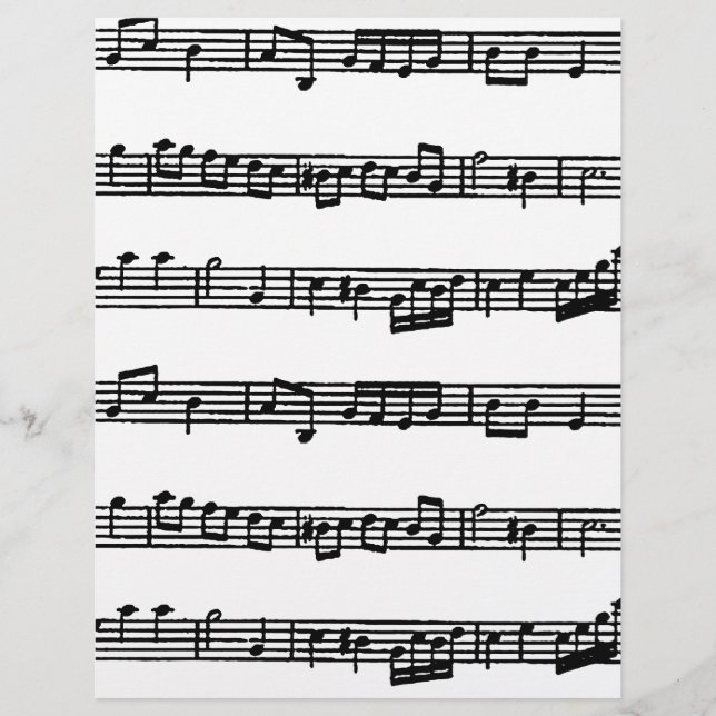 Papier origami de musique (Devant)