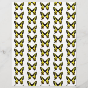 Papier origami motif papillons
