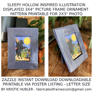 Papier Ornement de cadre artistique de Sleepy Hollow pour