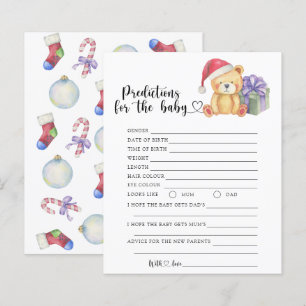 Papier Ours d'hiver - prédictions et conseils pour bébé