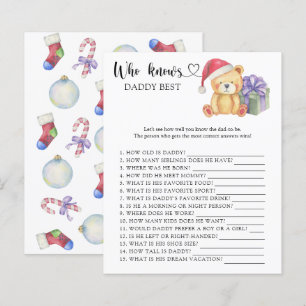 Papier Ours en peluche d'hiver - Qui connaît le mieux pap