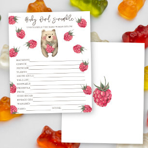 Papier Ours - Mélange de mots pour bébé