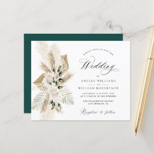 Papier pampas herbe fleur sauvage verdure mariage