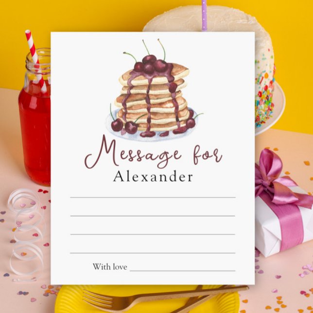 Papier Pancakes Time Capsule Message (Créateur téléchargé)