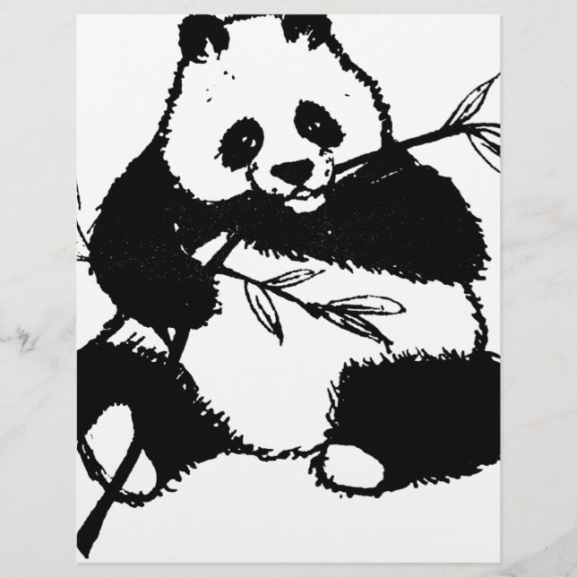 Papier Panda à mâcher (Devant)