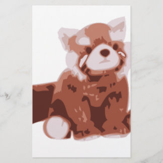 Papier Panda rouge