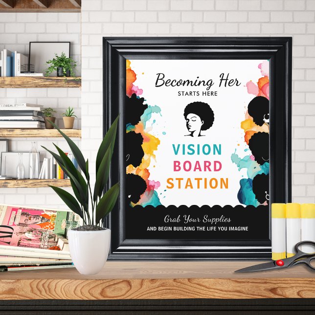 Papier Panneau de fête de la station du tableau de visual (Créateur téléchargé)