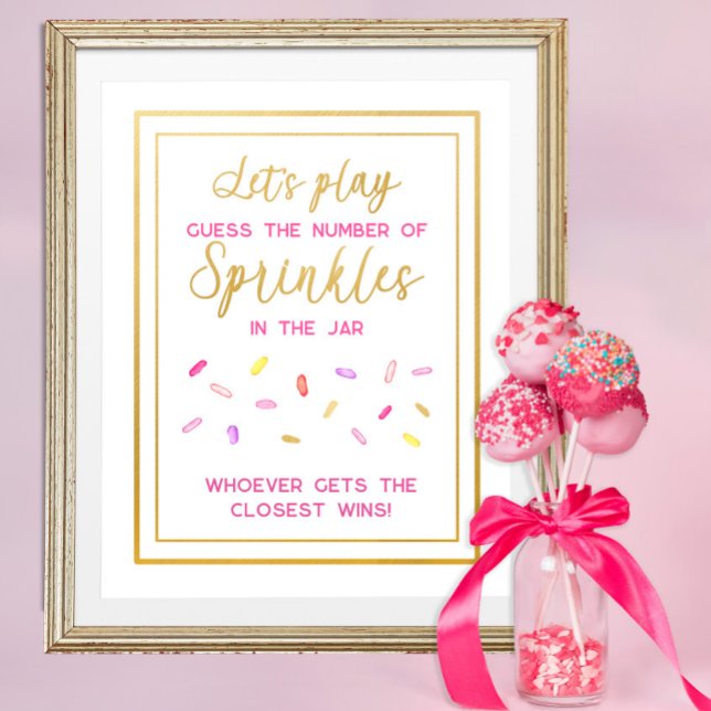 Papier Panneau de jeu d'activité pour fête de donuts avec (Créateur téléchargé)