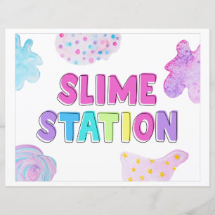 Papier Panneau de la station Slim Signes de fête artisa