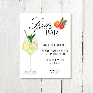 Papier Panneau de la Wife Lotus-Spritz Bar Limoncello