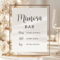 Panneau de table minimaliste moderne Mimosa Bar Pa