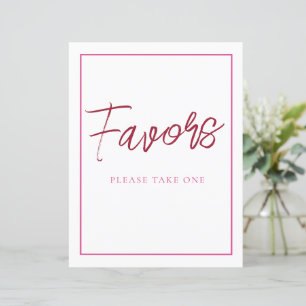 Papier Panneau Faveurs rose et rouge