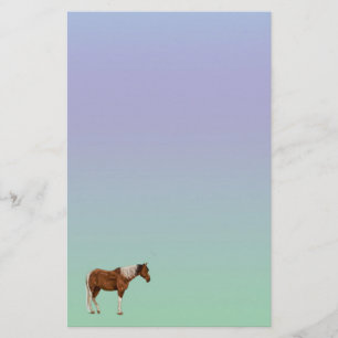 Papier papeterie Paint Horse Pastel
