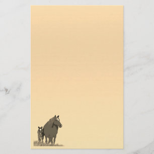 Papier papeterie pour Cheval de Mare et Foie