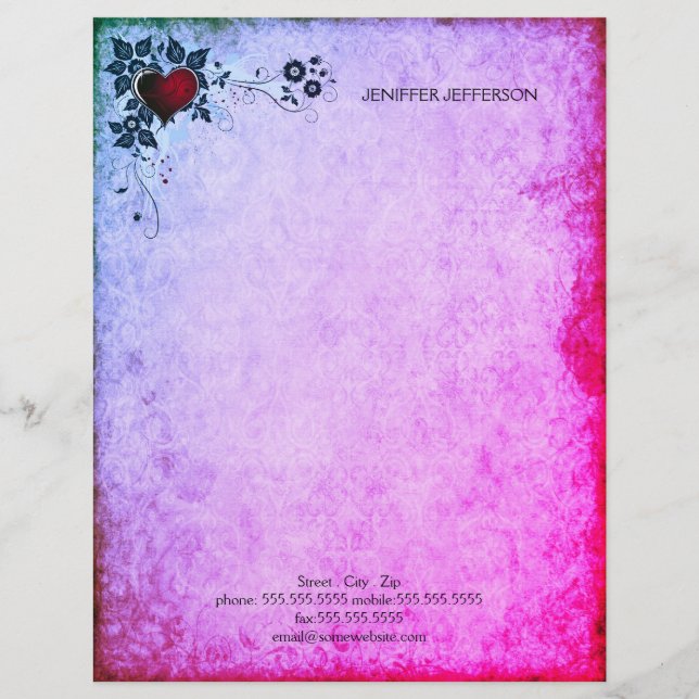 Papier papier ancien Papier à lettres (Devant)