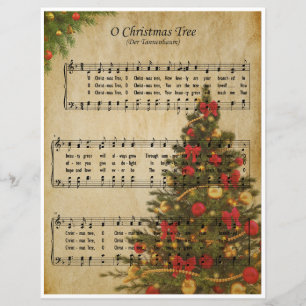 Papier Papier-feuille Musique Art-O Arbre de Noël
