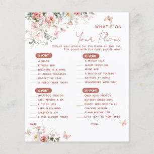 Papier Papillon rose Ce qui se trouve sur votre Baby show