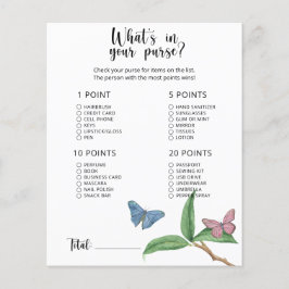 Papier Papillons - Ce qui dans votre jeu de baby shower à