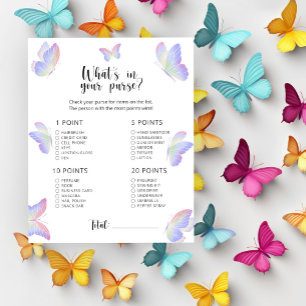 Papier Papillons - Ce qui dans votre jeu de baby shower à