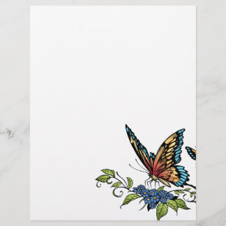 Papier Papillons et papillons couleur par Al Rio