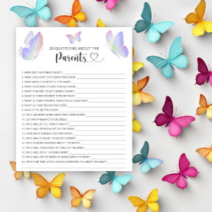 Papier Papillons - jeux sur les parents