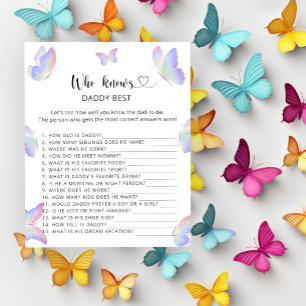 Papier Papillons - Qui connaît le meilleur jeu de papa