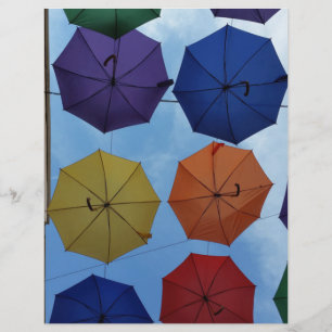 Papier Parapluies colorés