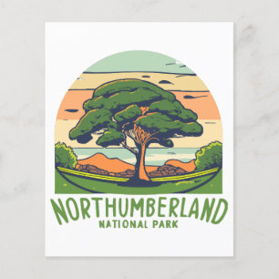 Papier Parc national de Northumberland Sycamore Gap Tree 