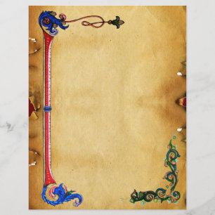 PAPIER PARCHEMENT FLORENTIEL ANTIQUE