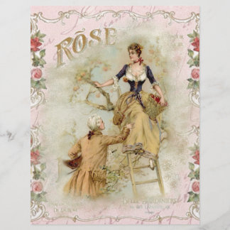 Papier Paris romantique Amateurs rose shabbychic