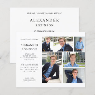 Papier Parti de Graduation Budget Moderne 6 Photo V2