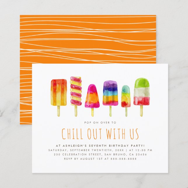 Papier Parti populaire du budget | Parti Anniversaire de  (Devant / Derrière)