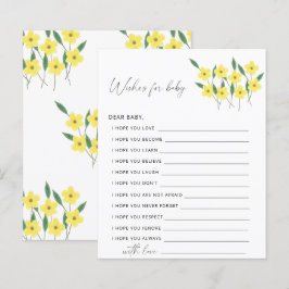 Papier partie fleur sauvage | voeux pour le jeu pour bébé