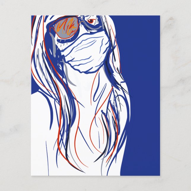 Papier partie masque (Devant)