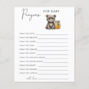 Papier Partie prières pour bébé