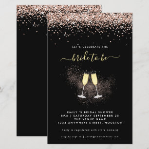 Papier Parties scintillant Budget Champagne Bridal Showba