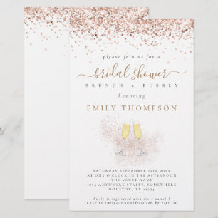 Papier Parties scintillant Budget Champagne Bridal Showba