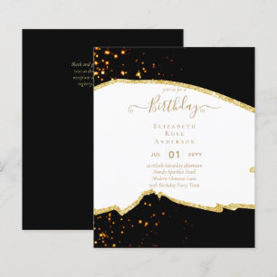 Papier PARTIES SCINTILLANT BUDGÉTAIRE Glam Agate Jolie fi