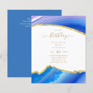 Papier PARTIES SCINTILLANT BUDGÉTAIRE Glam Agate Jolie fi