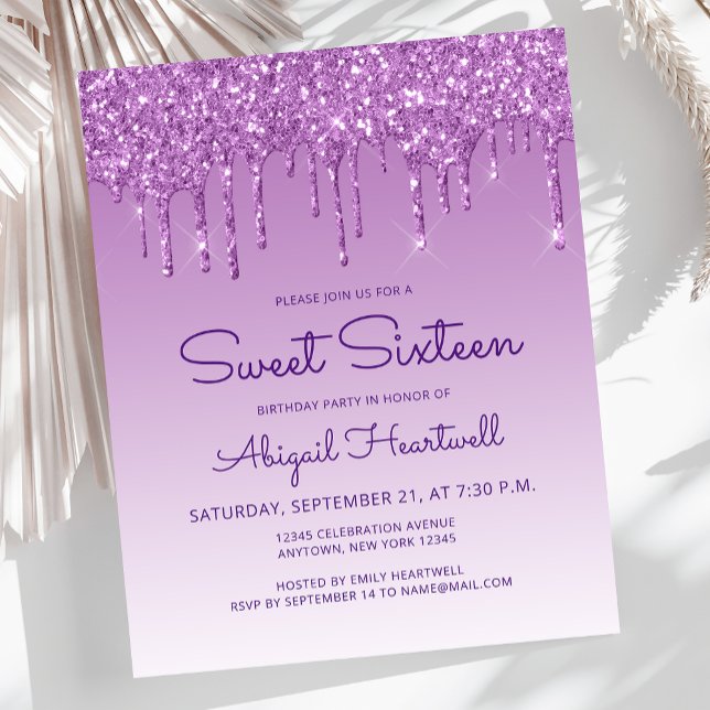 Papier Parties scintillant budgétaire Purple Sweet Purple (Créateur téléchargé)