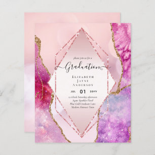 Papier Parties scintillant d'agaite DIPLÔME Invitations G