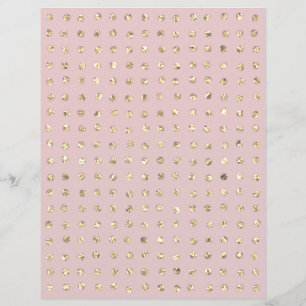 Papier Parties scintillant en cristal d'or brillant point